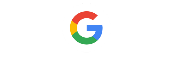 The Google logo on an empty background.