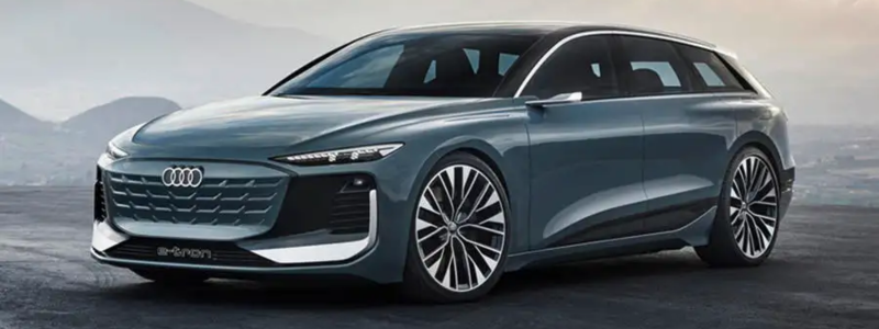 The new Audi A6 E-Tron.