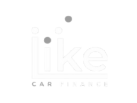 The logo of Like Car Finance in white and grey, against an empty background. 